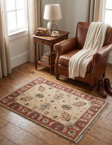 2' 1 x 2' 11 Hand Knotted Ariana Ziegler Rug