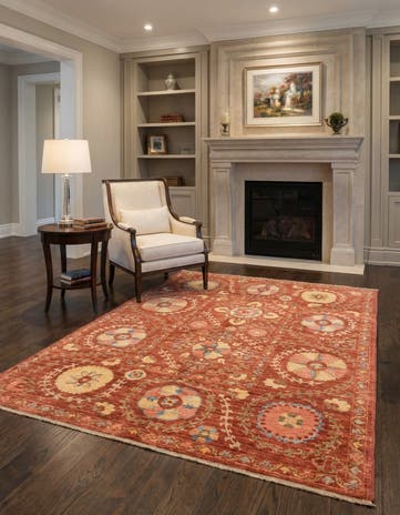 5' 1 x 6' 4 Hand Knotted Ariana Ziegler Oriental Rug