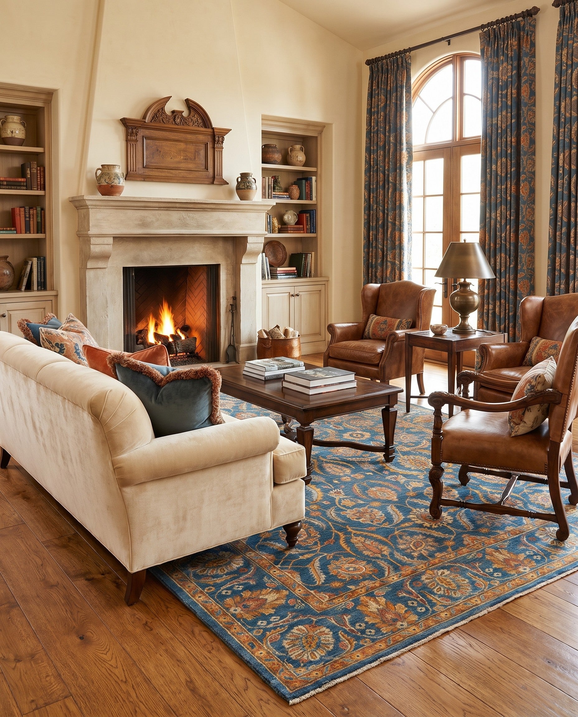 6' 9 x 9' 10 Hand Knotted Ariana Ziegler Rug