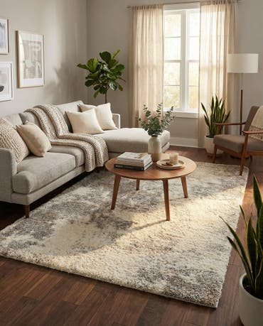  6' x 9' Soft Touch Shag Rug