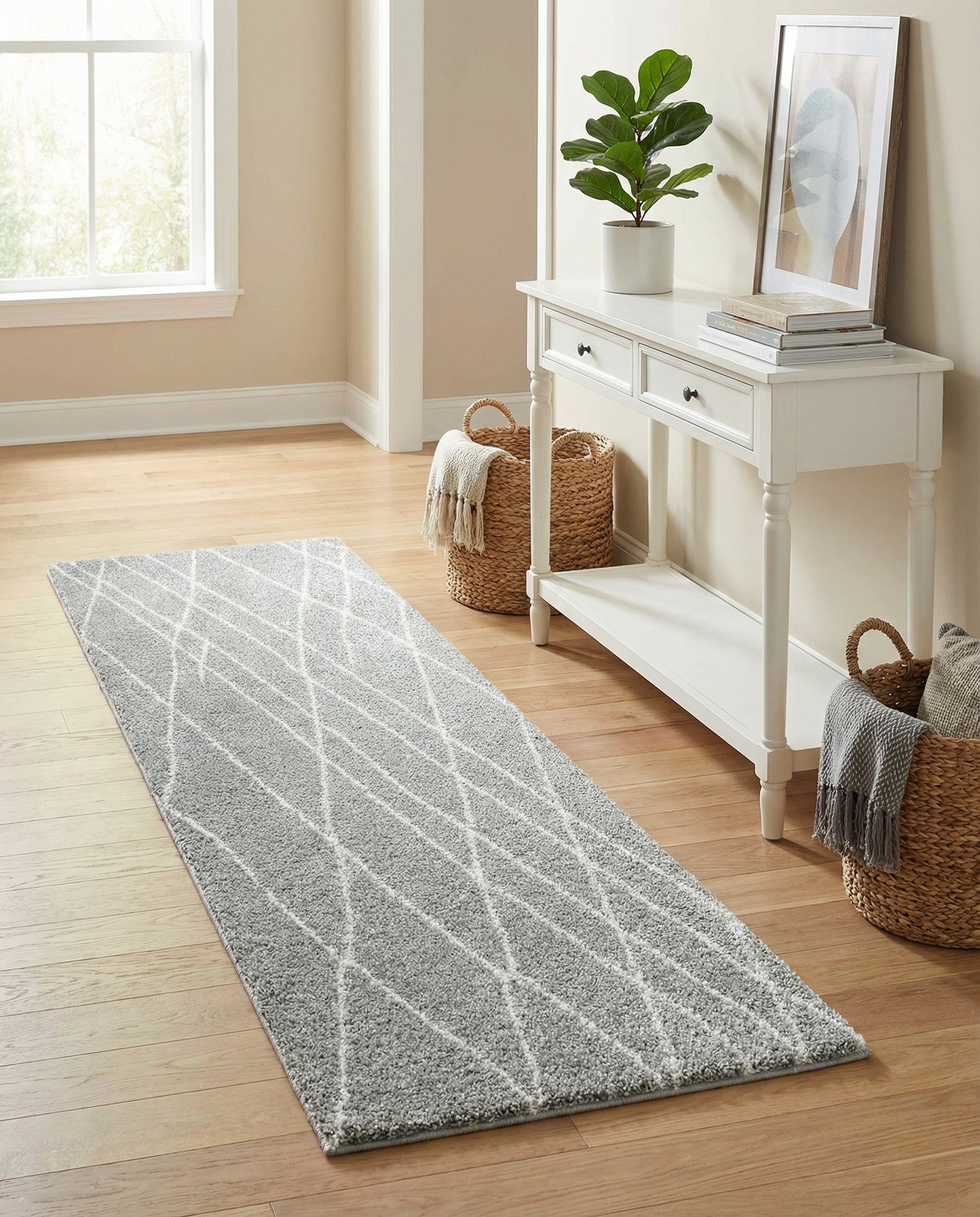 2' x 6' 7 Soft Touch Shag Runner Rug