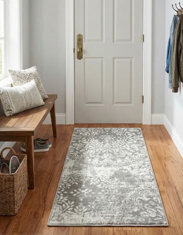 Light Gray Monte Carlo Runner Rug