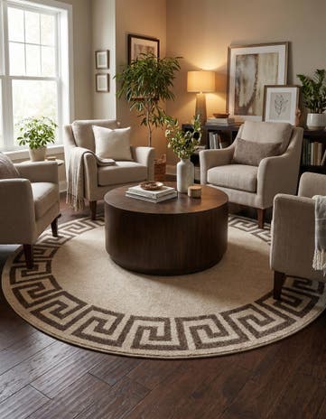 7' 10 x 7' 10 Hera Round Rug
