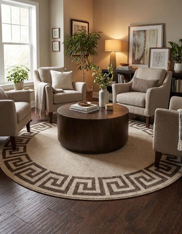 7' 10 x 7' 10 Hera Round Rug