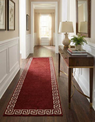 Terracotta Hera Runner Rug