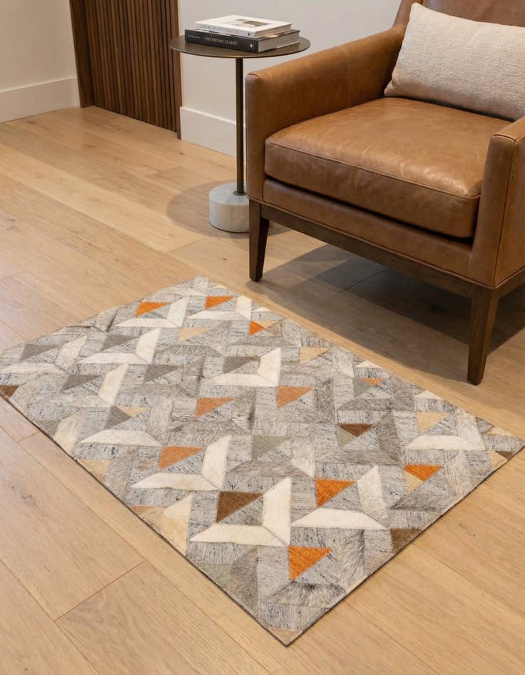 Detail image of 2' 2 x 3' 3 Cowhide Rug