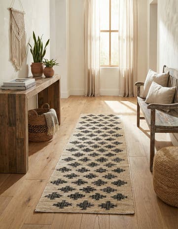 2' x 8' Hand Woven Kala Handwoven Jute Runner Rug