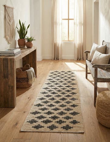 2' x 8' Hand Woven Kala Handwoven Jute Runner Rug