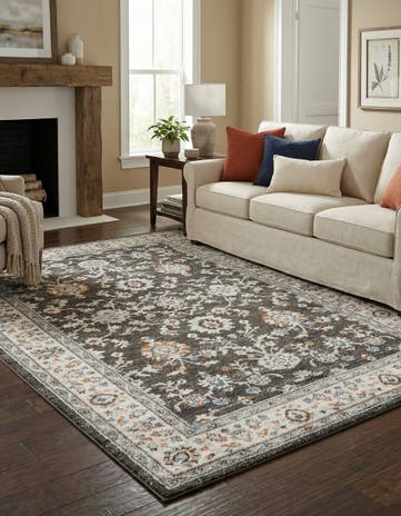 Fume Gray Charlotte Rug