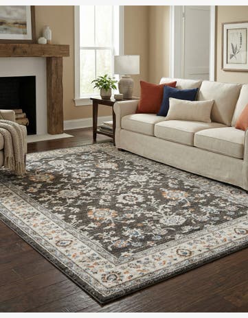 Fume Gray Charlotte Rug