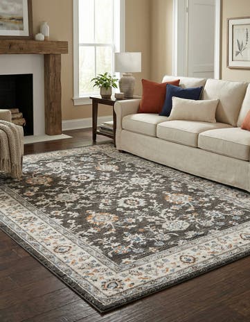 Fume Gray Charlotte Rug