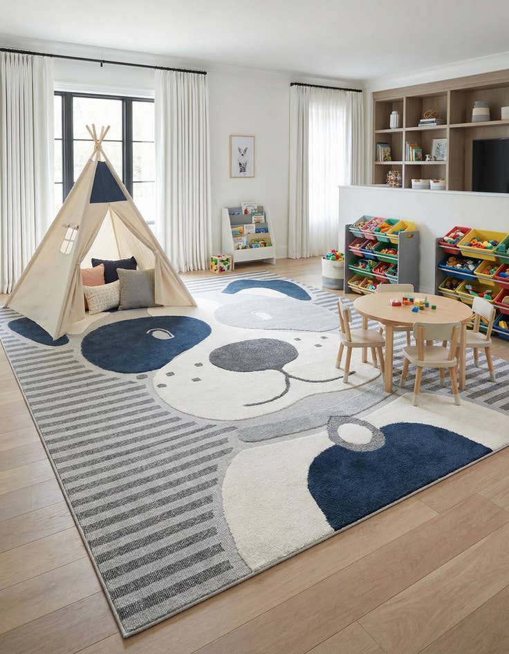 Detail image of 9' x 12' Whimsy Kids Rug