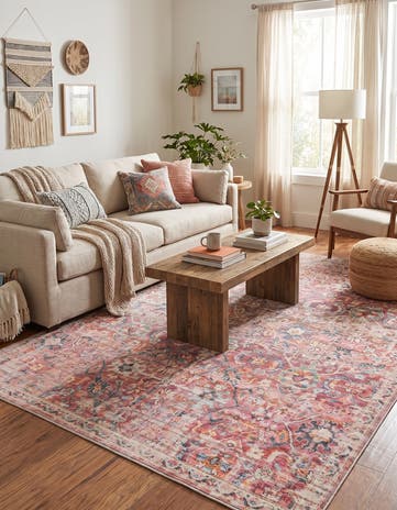 7' 3 x 10' Washable Nostalgia Rug