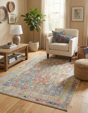 Light Green Williamsburg Rug