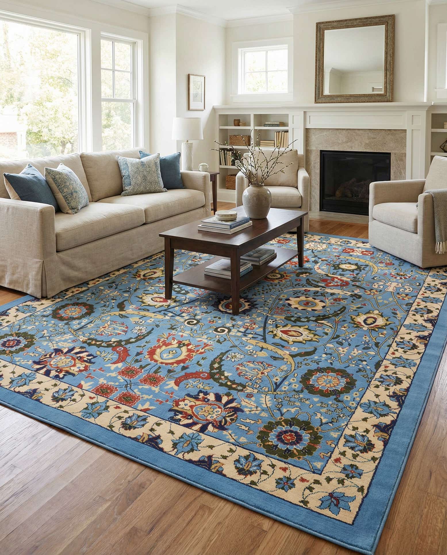 10' x 13' Isfahan Design Rug