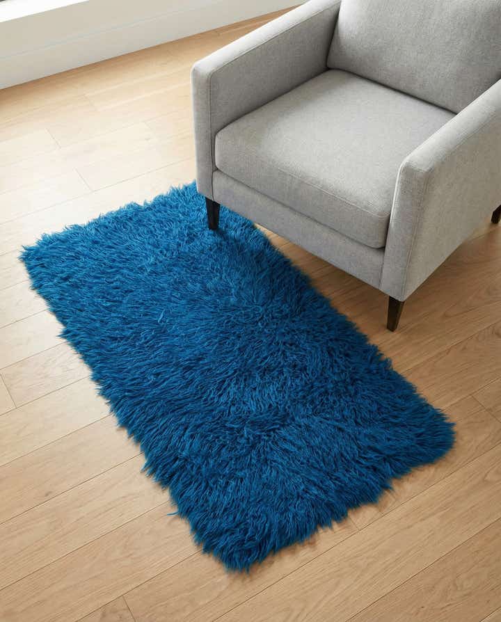 2' 4 x 4' 5 Hand Knotted Moroccan Wool Rug