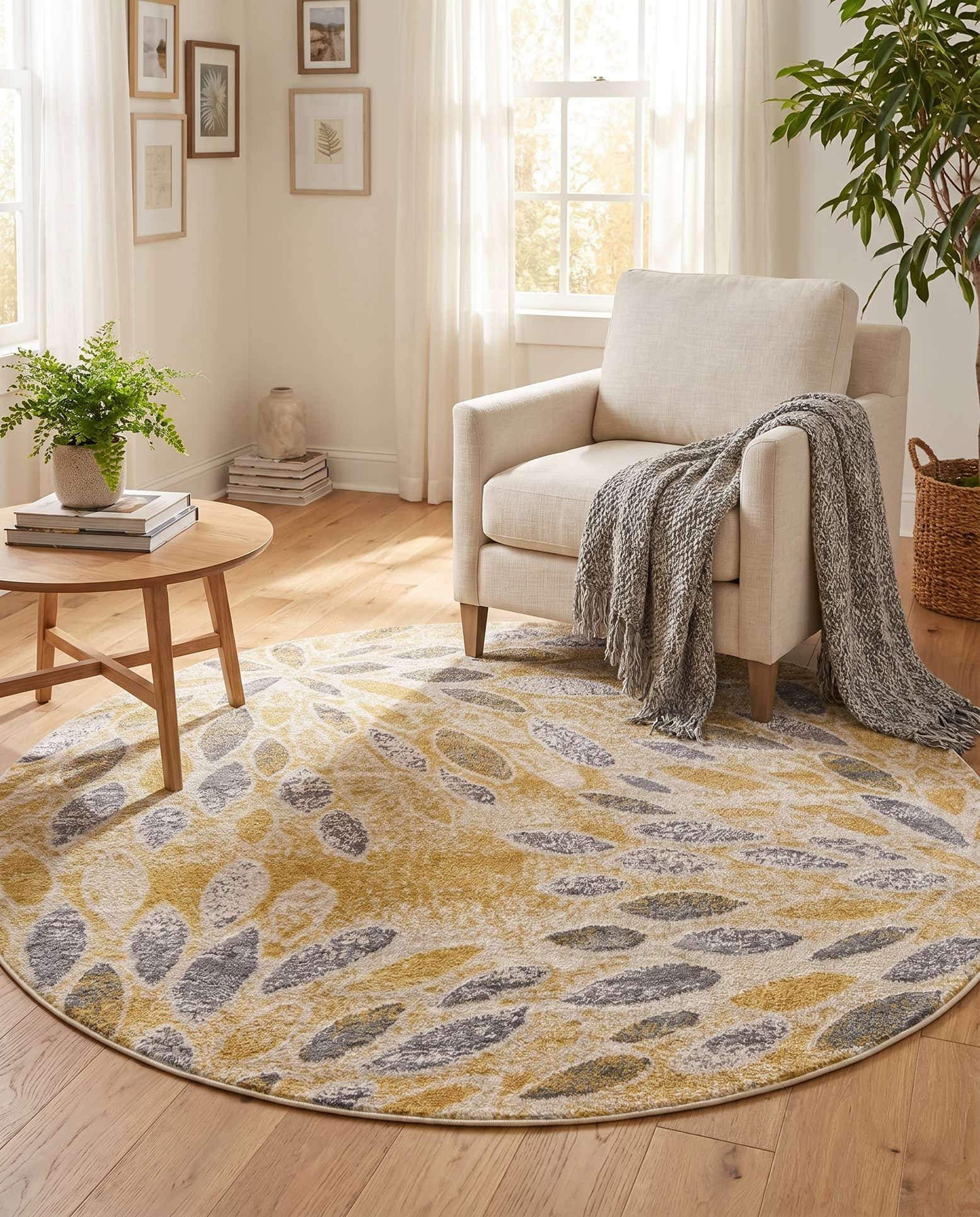 7' x 7' Charleston Round Rug