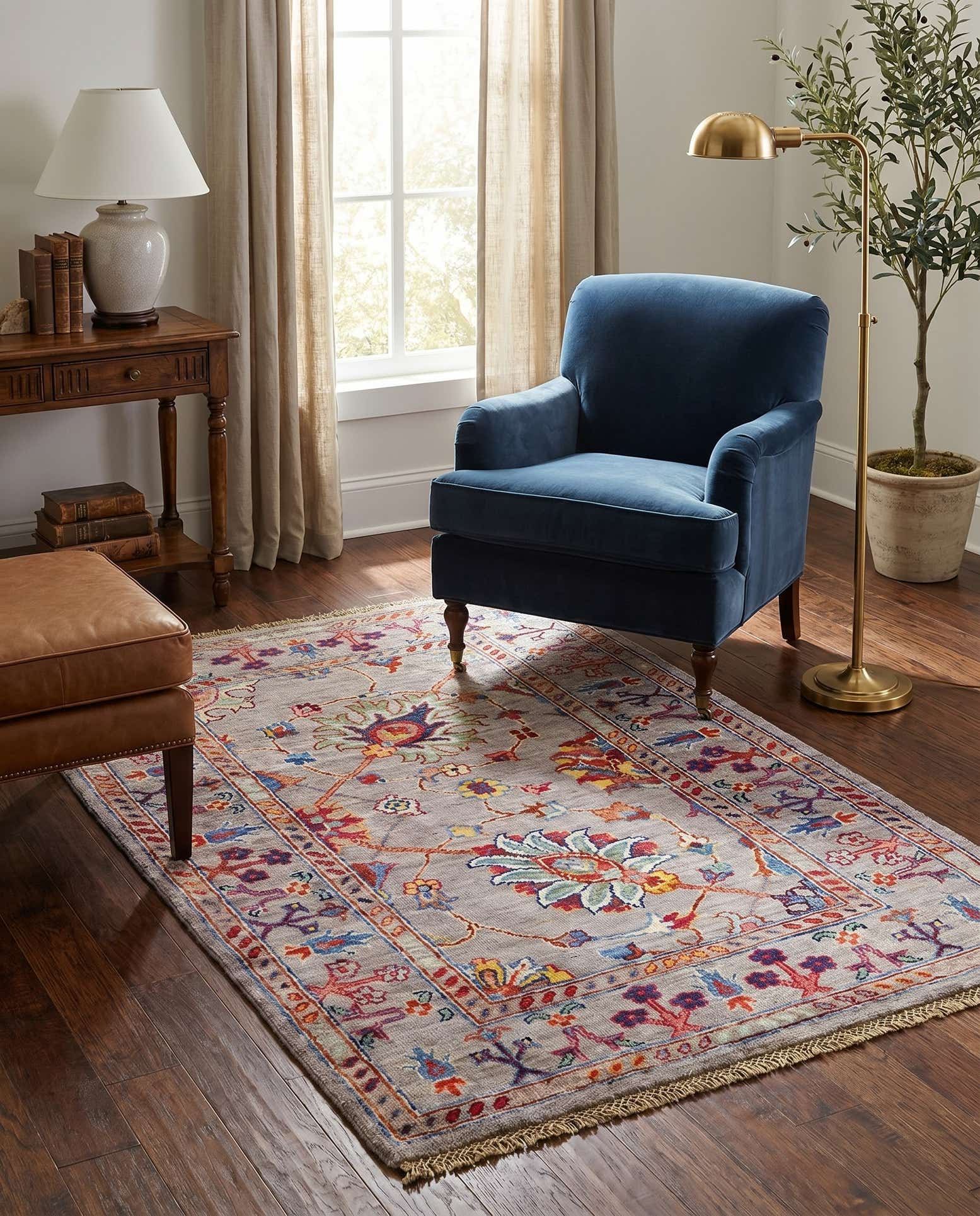2' 9 x 3' 11 Hand Knotted Ariana Ziegler Rug