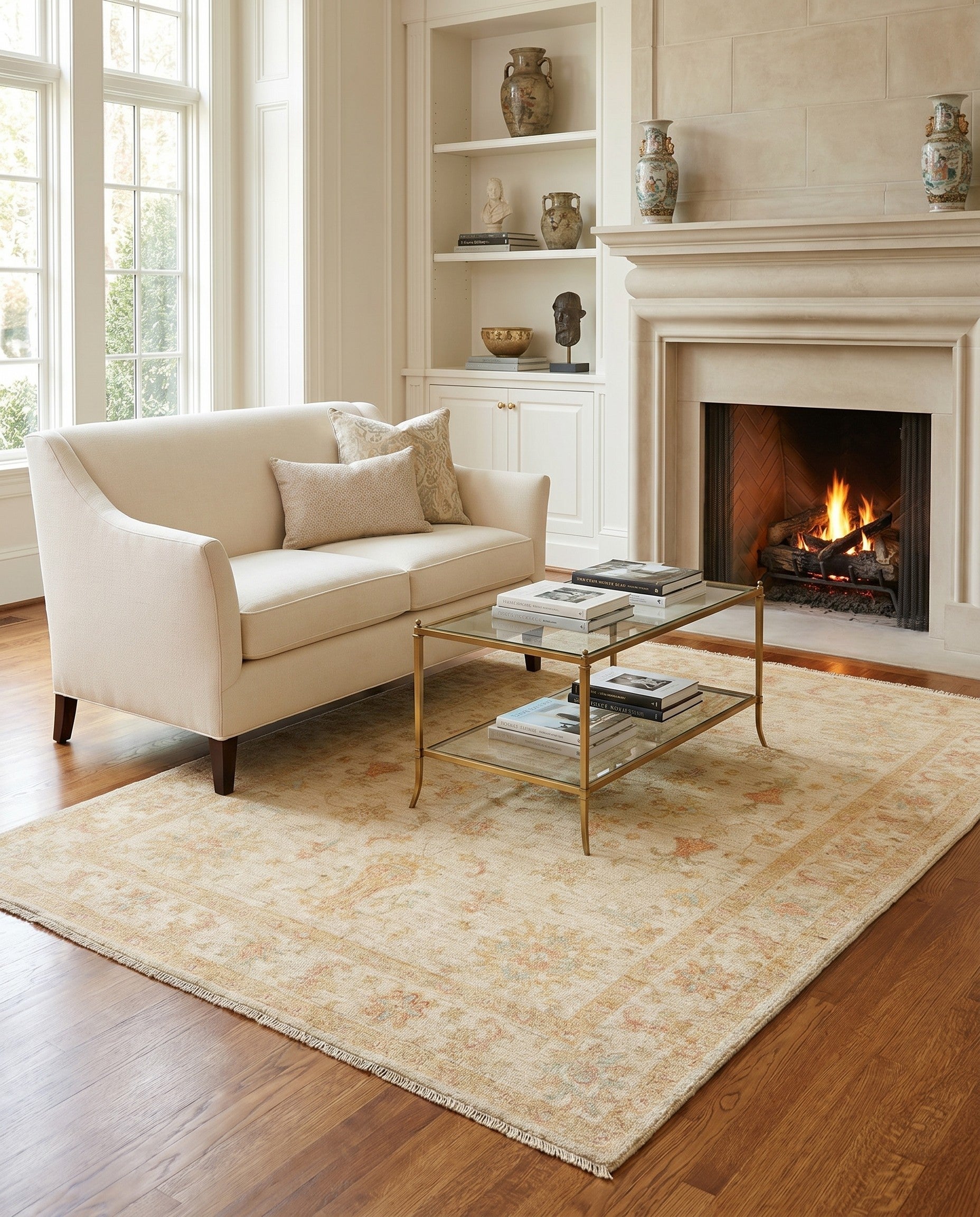 4' 11 x 6' 6 Kaizar Wool Rug