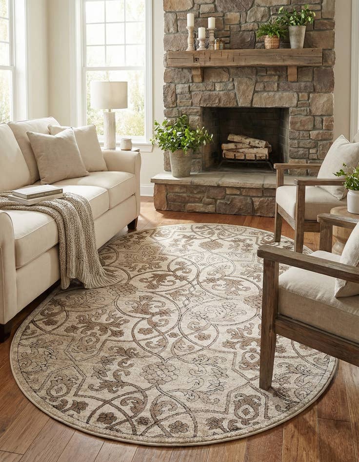 Detail image of 5' 3 x 8' Nepal Oval Rug