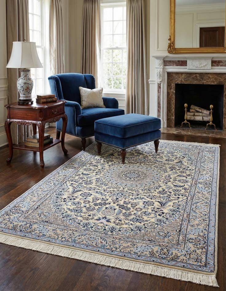 Detail image of 3' 6 x 5' 9 Nain Rug