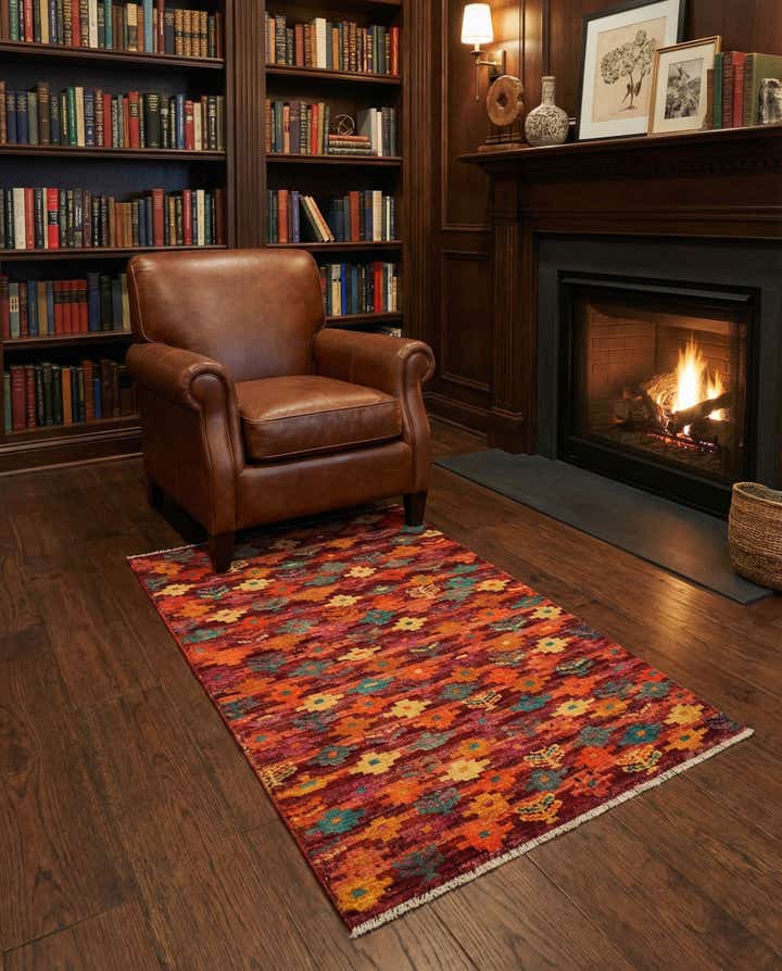 3' 3 x 5' 4 Hand Knotted Balouch Wool Rug