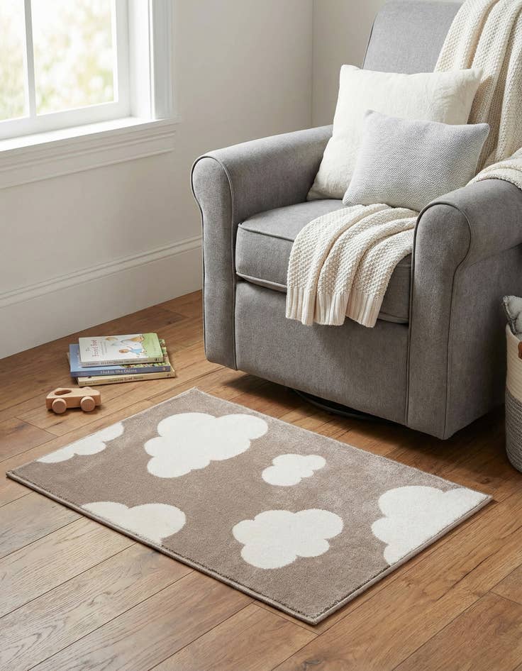 Detail image of 2' x 3' Whimsy Kids Rug