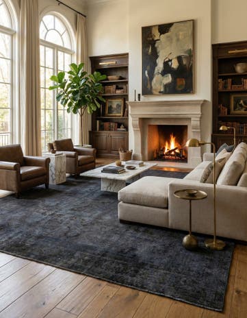 9' 8 x 16' Hand Knotted Ultra Vintage Persian Wool Rug