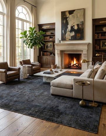 9' 8 x 16' Hand Knotted Ultra Vintage Persian Wool Rug