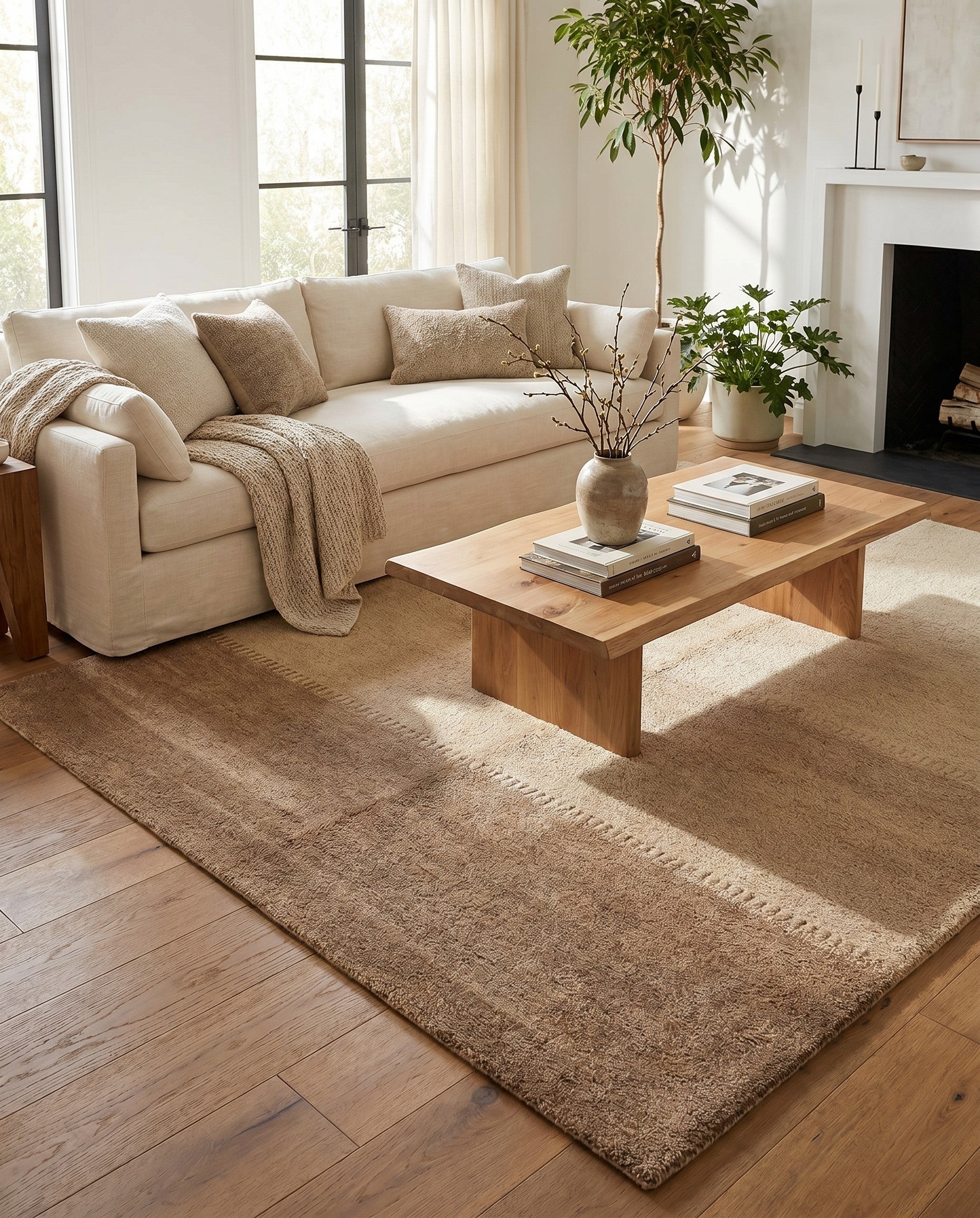 5' 9 x 7' 11 Hand Knotted Kashkuli Gabbeh Wool Rug