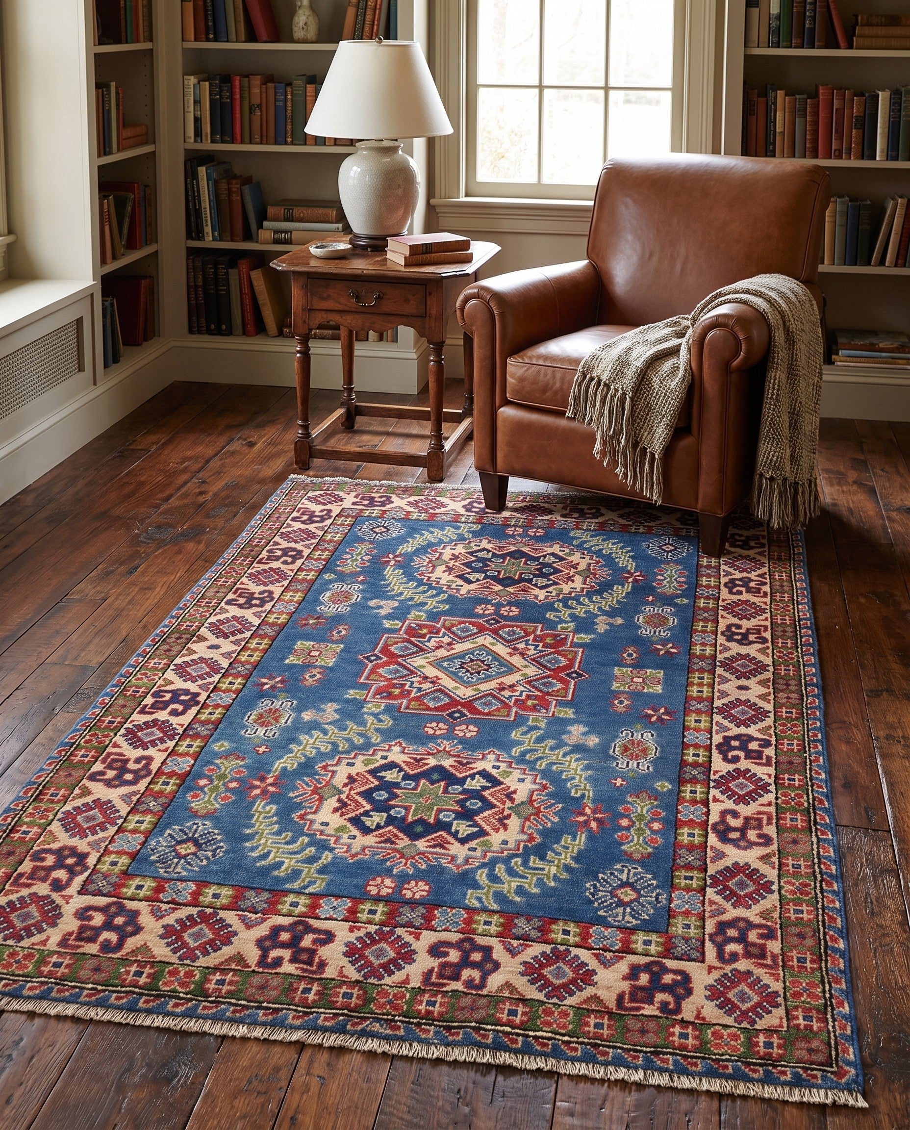 3' 3 x 5' 1 Hand Knotted Kazak Rug