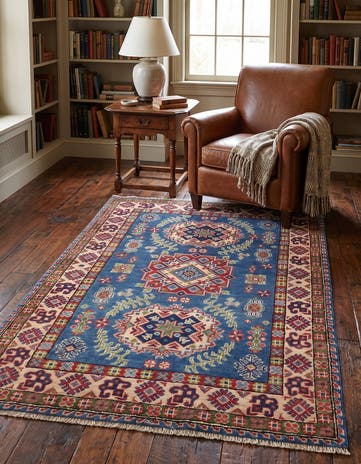 3' 3 x 5' 1 Hand Knotted Kazak Rug