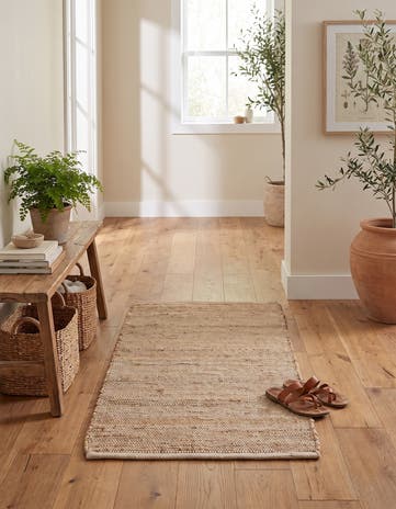 2' x 4' 1 Hand Woven Laurel Handwoven Jute Runner Rug