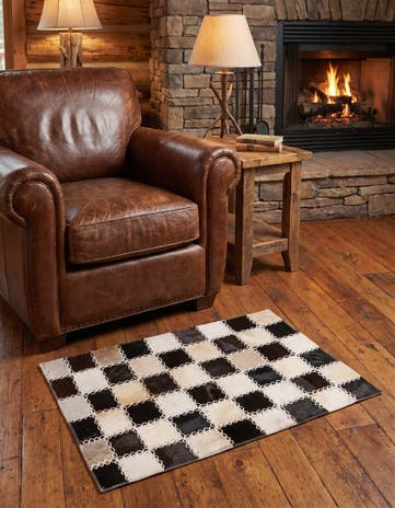2' x 3' Cowhide Rug