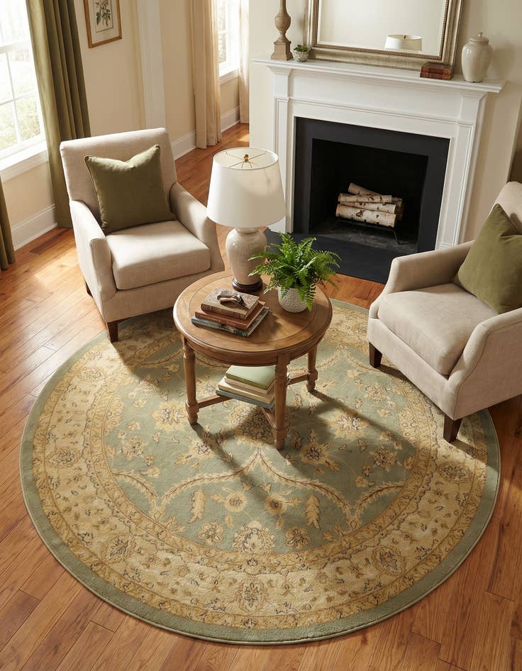 Detail image of 6' x 6' Kensington Round Rug