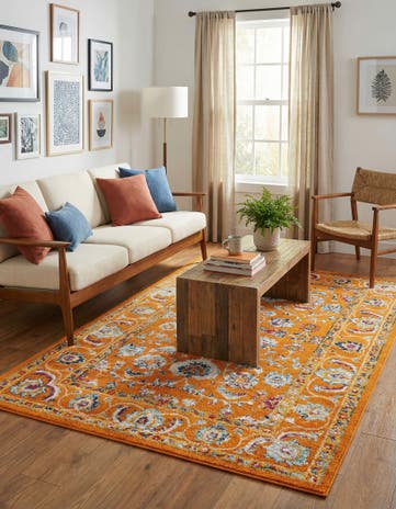 Orange Aurelia Rug