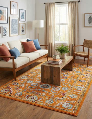 Orange Aurelia Rug