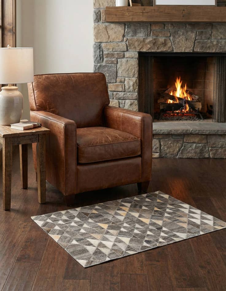 Detail image of 2' 2 x 3' 2 Cowhide Rug