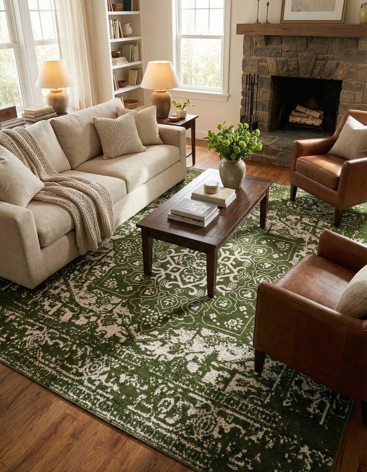 Detail image of 10' x 10' Arlington Square Rug