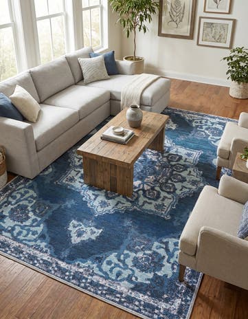 7' 3 x 10' Washable Francesca Rug