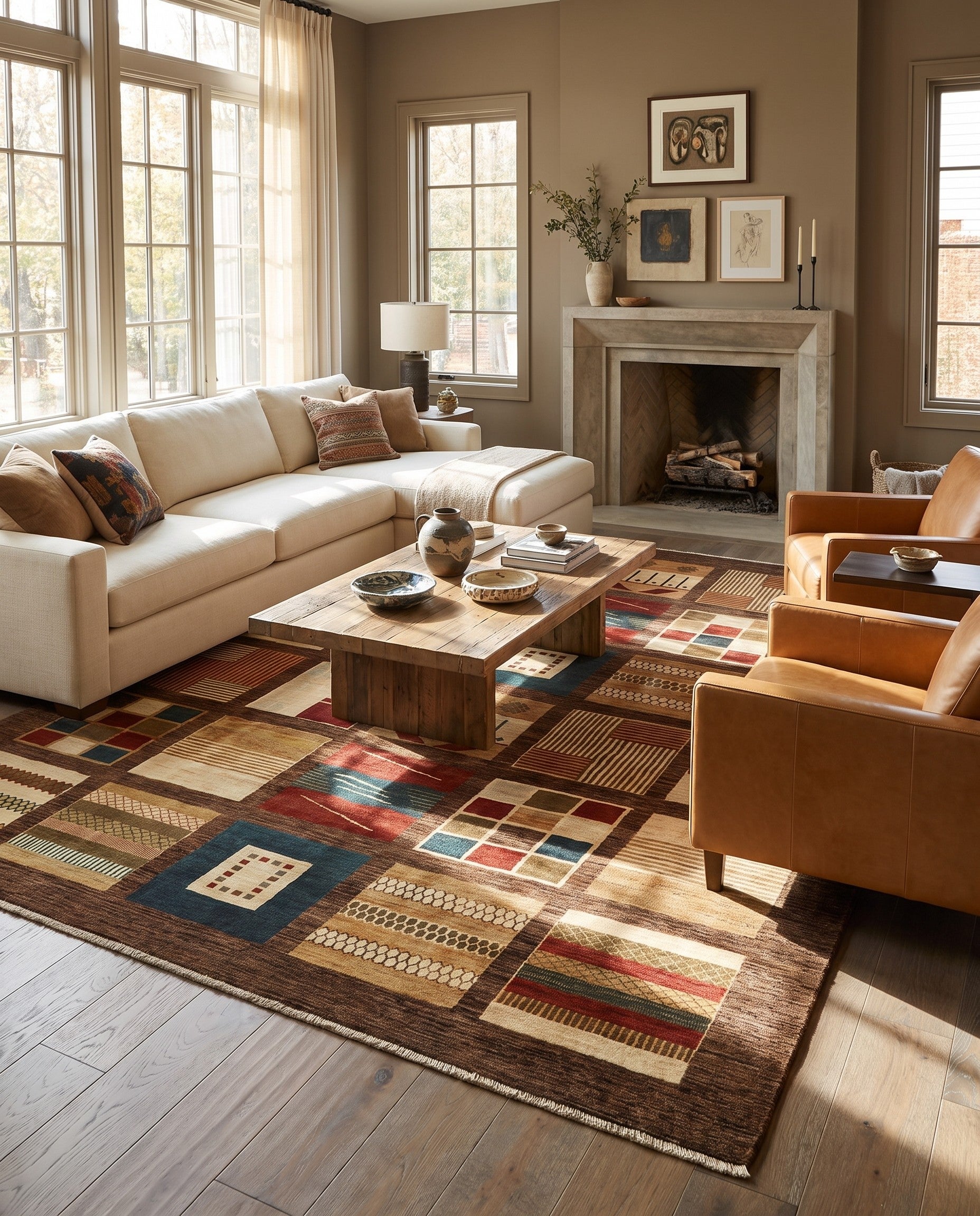 10' x 13' 4 Hand Knotted Ziegler Modern Rug