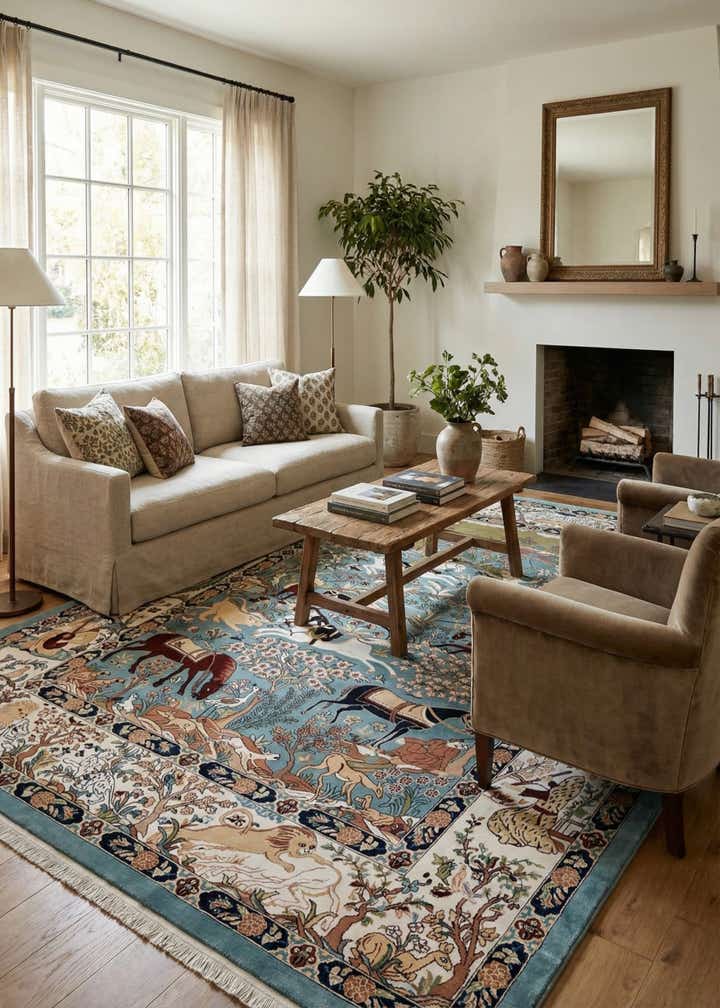 10' x 14' Nain Design Rug