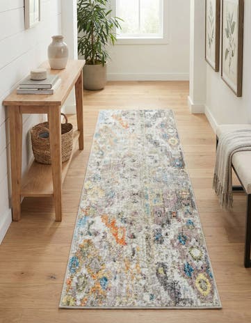 Cream Madrid Runner Rug