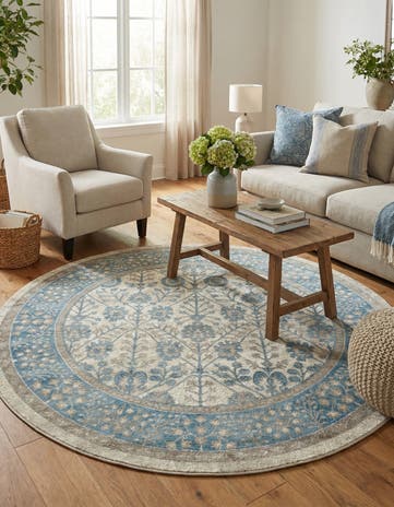 7' 3 x 7' 3 Viola Round Rug