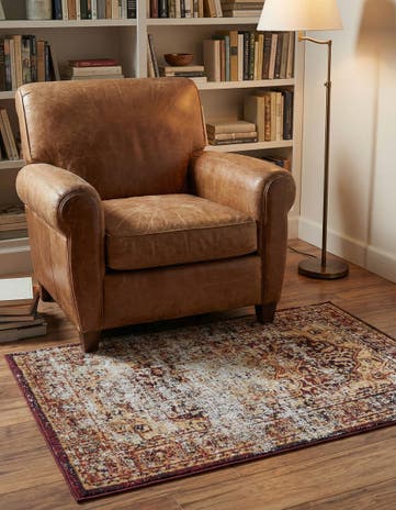 Rust Red Charlotte Rug
