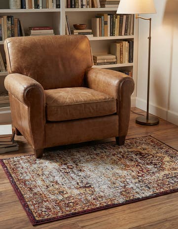 Rust Red Charlotte Rug