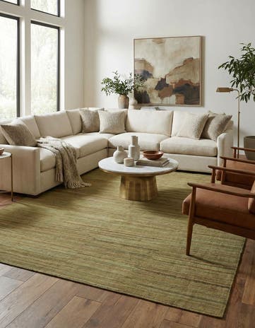 8' x 11' 1 Hand Woven Kilim Modern Wool Rug