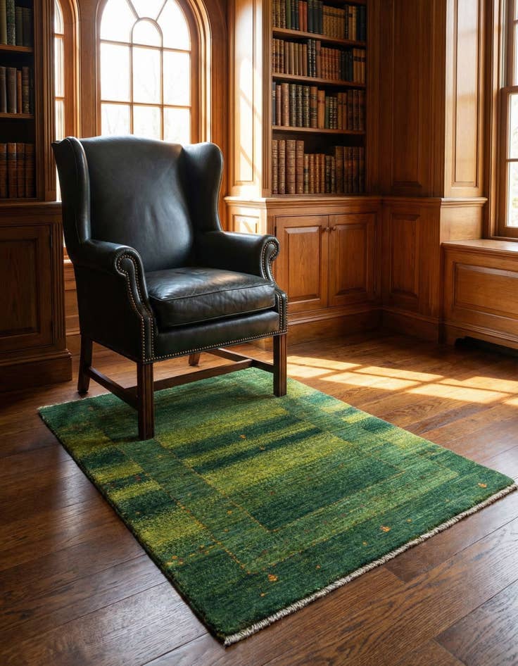 Detail image of 2' 8 x 4' 2 Kashkuli Wool Rug