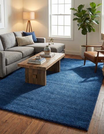 7' 10 x 10' Solid Frieze Rug