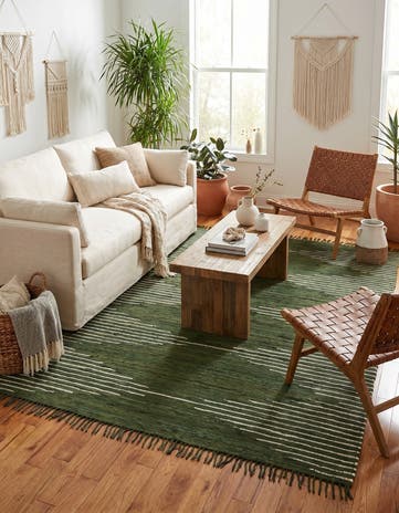 7' 10 x 10' Hand Woven Chindi Cotton Rug